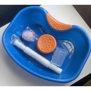 Hair Washing Basin Kit with Accessories – Portable Salon Shampoo Tray Set